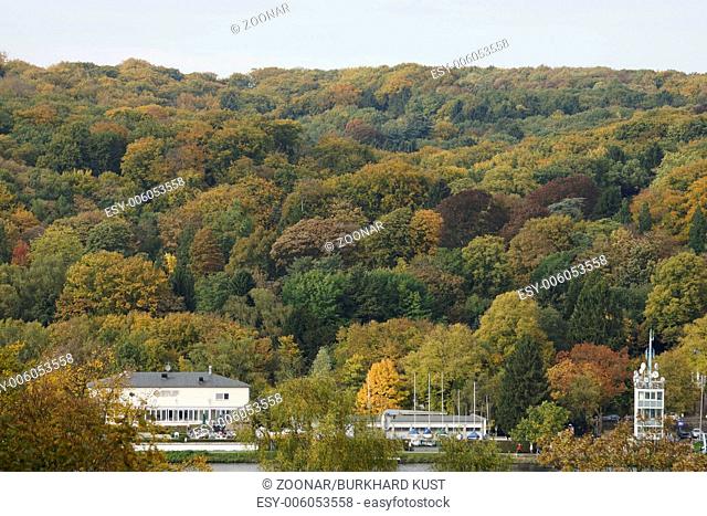 Autumnally atmosphere , Baldeneysee, Essen, German
