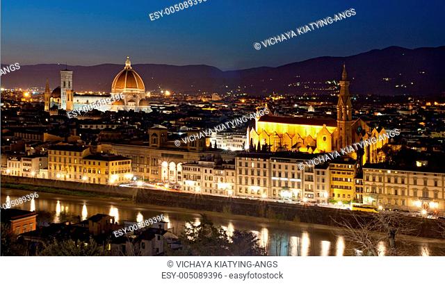 florence cityscape Italy