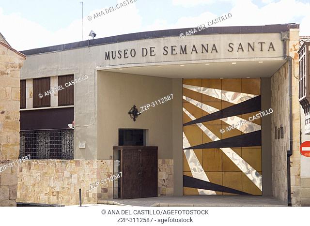 Zamora monumental town in Castile Leon on June 3, 2018 Spain. Holy week museum