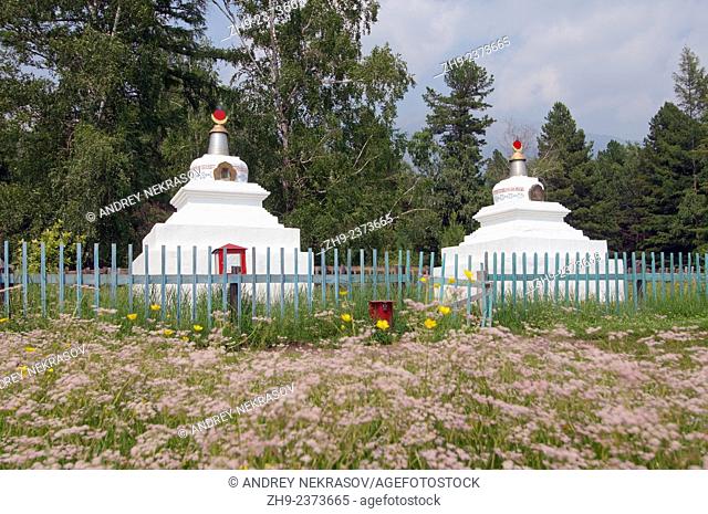 Datsan - Buddhist university monasteries, Arshan, Tunkinsky District, Republic of Buryatia, Siberia, Russian Federation