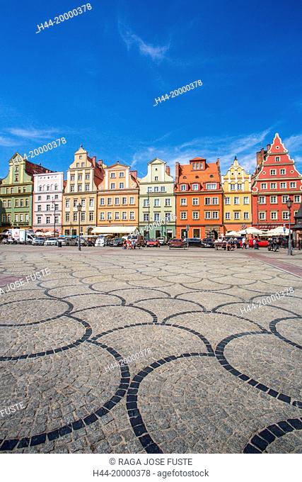 Solny Square in Wroclaw City