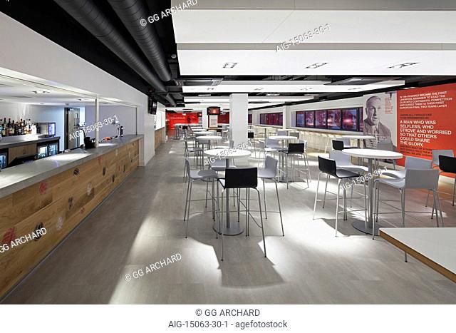 The Shankly Bar at Anfield, Liverpool FC 2013, design by 20.20