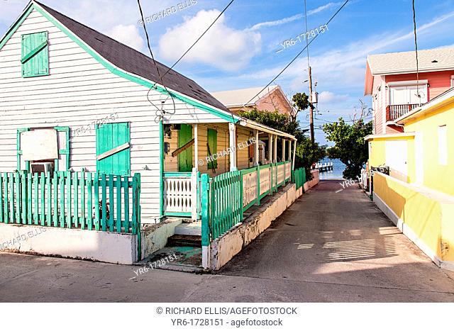 A traditional cottage in New Plymouth on Green Turtle Cay, Bahamas