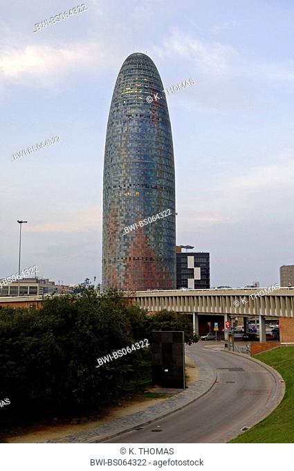 Barcelona, Torre Agbar, architect Jean Nouvel, Spain, Catalania, Barcelona