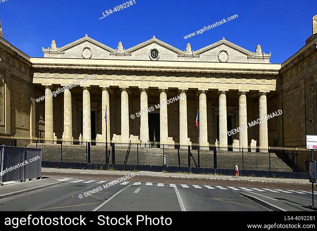 court Palais de Justice Bordeaux is a port city on the river Garonne in the Gironde department, Southwestern France. It is the capital of the Nouvelle-Aquitaine...