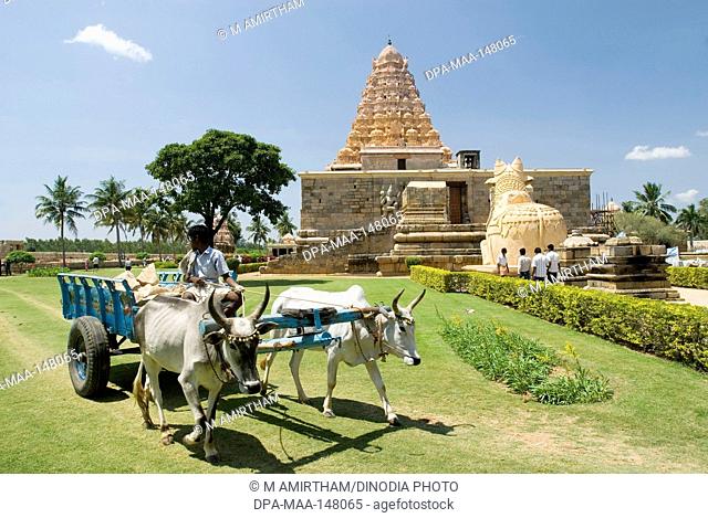 Gangaikonda Cholapuram ; capital of the Cholas ; temple of Shiva ; Tamil Nadu ; India