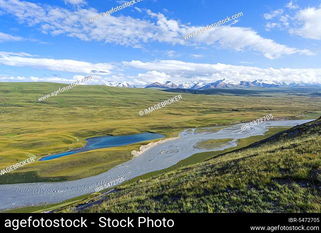 River in the Sary Jaz Valley, Issyk Kul Region, Kyrgyzstan, Asia