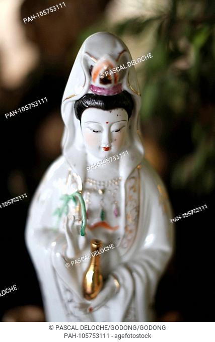 Quan Am, the bodhisattva of compassion. Statue. Vung Tau. Vietnam. | usage worldwide. - Kon Tum/Kon Tum/Vietnam