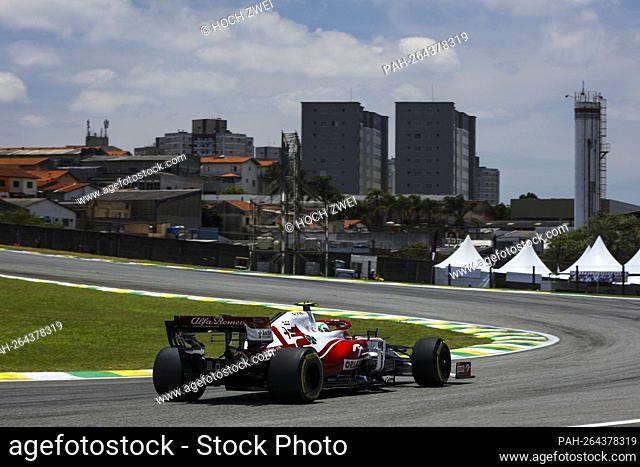 # 99 Antonio Giovinazzi (ITA, Alfa Romeo Racing ORLEN), F1 Grand Prix of Brazil at Autodromo Jose Carlos Pace on November 13, 2021 in Sao Paulo, Brazil