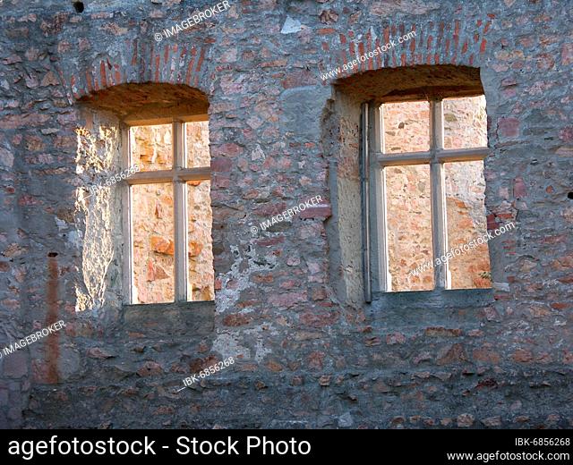 Ruins window, Auerbach Castle, Auerbach Castle, Auerbach Castle