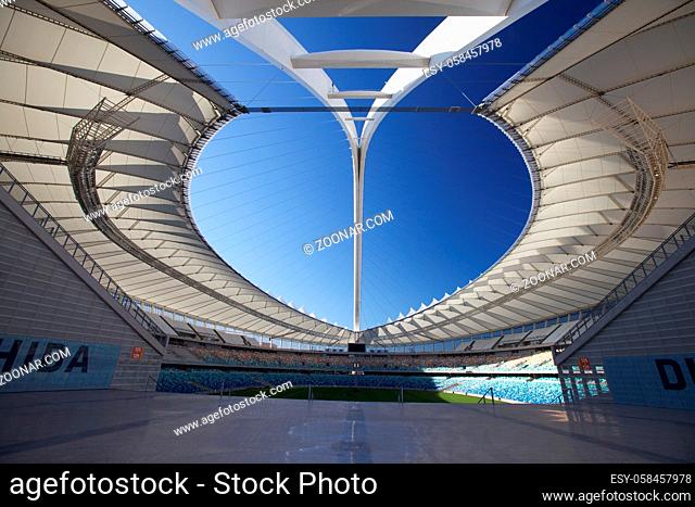 Durban, South Africa ? OCTOBER , 11: Inside stadium - Stadium hosts Football World Cup in 2010