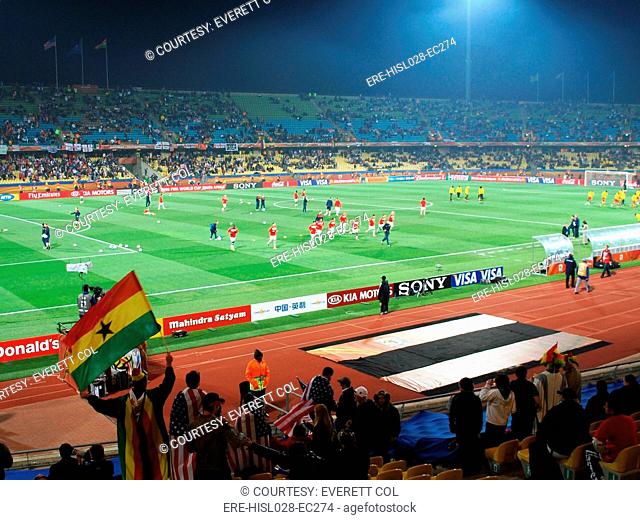 USA vs. Ghana in a FIFA 2010 World Cup soccer match at the Royal Bafokeng stadium in Rustenburg South Africa. June 26 2010