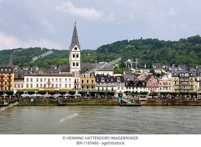 Boppard on the Rhine river, Rhineland-Palatinate, Germany, Europe
