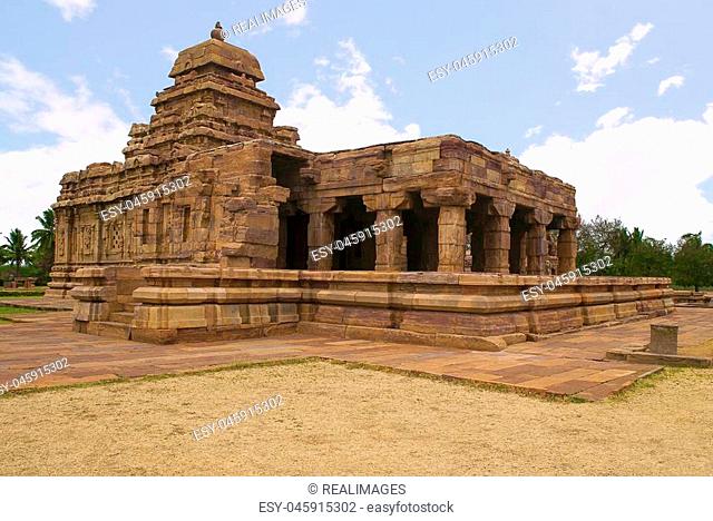 Sangamesvara temple the Vijesvara, Pattadakal temple complex, Pattadakal, Karnataka India