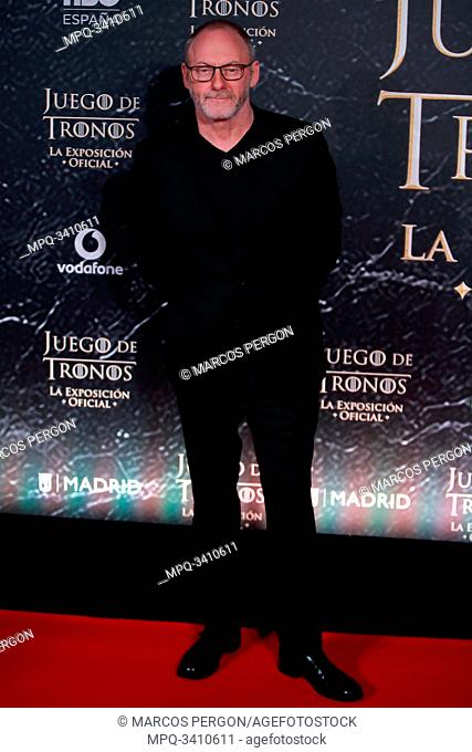The actor Liam Cunningham attend the photocall exhibition Game of Thrones..October 24, 2019 Madrid