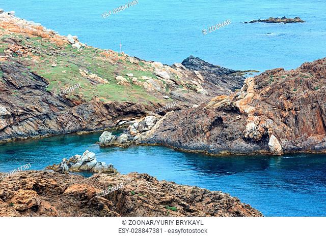 Costa Brava rocky coast, Spain