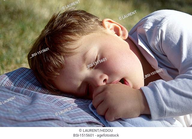 CHILD SLEEPING<BR>Model