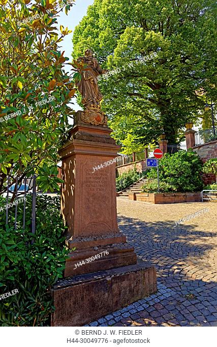 Marien's column, churchyard, home Herx Germany