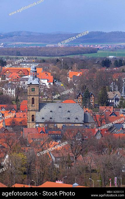 Old town, Golslar, Harz, Lower Saxony, Germany, Europe