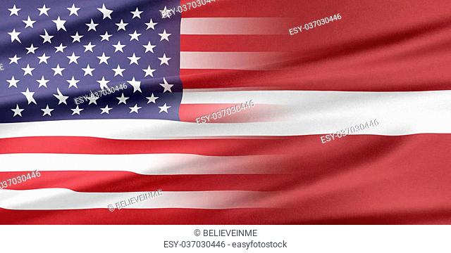 Relations between two countries. USA and Latvia