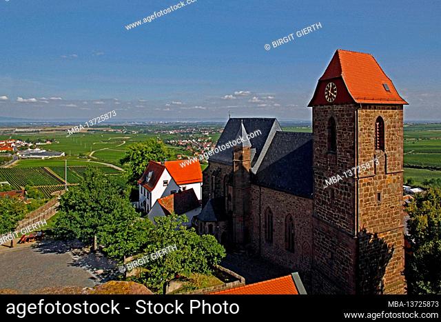 catholic parish church St. Nikolaus, Neuleiningen, district. Bad Dürkheim, Rhineland-Palatinate, Germany
