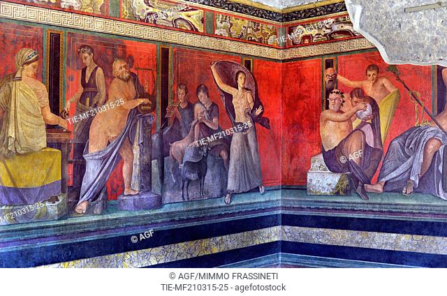 20/03/2015 Pompei. Presentazione del restauro della Villa dei Misteri
