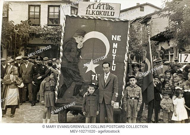 Pupils at the Ataturk Primary School -