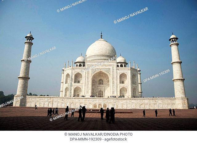 Taj Mahal Agra Uttar Pradesh India Asia