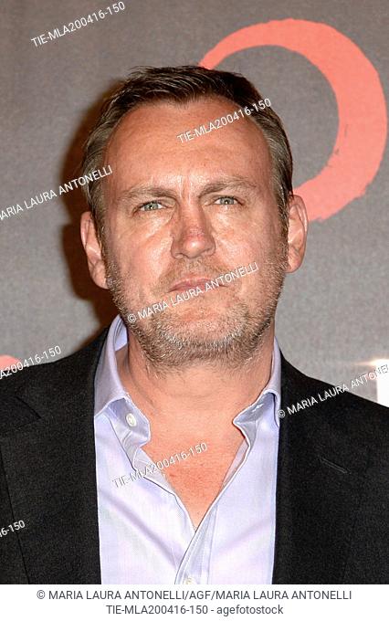 Philip Glenister during the red carpet for the international preview of tv series Outcast produced by Fox Networks Group, Rome, ITALY-19-04-2016