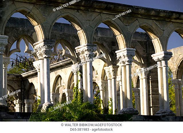 Bahamas, New Providence Island, Nassau: Paradise Island, The Cloisters Reconstructed 600 year old French Structure