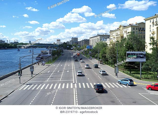 Frunzenskaya embankment, Moscow, Russia, Eurasia