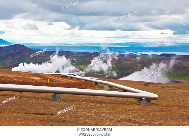 Pipeline to transport hot water
