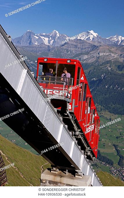 cable car, Niesen, Jungfrau, monk, Mönch, Eiger, mountain, mountains, mountain road, canton, Bern, Bernese, Alps, Bernese Oberland, funicular, railway