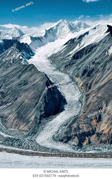 Glacier in Tajikistan