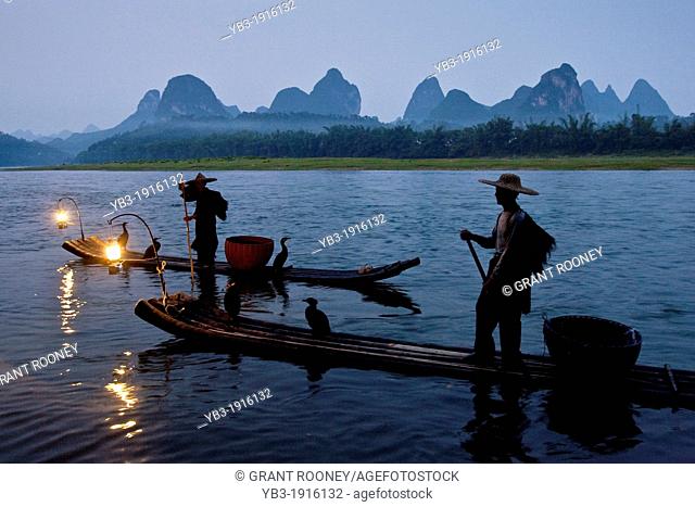 Cormorant Fisherman, Yangshuo, Guangxi Province, China