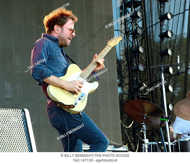 Taylor Goldsmith singer of Dawes performs onstage during Arroyo Seco Weekend on June 24, 2017 at the Brookside Golf Course in Pasadena, California