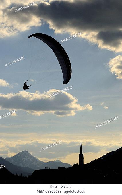 Paragliding, Sillian, East Tyrol, Austria