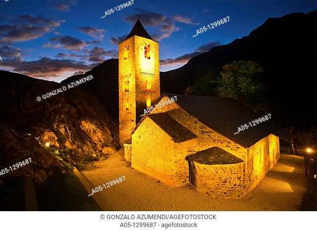 Sant Joan de Boí Romanesque church  Boí Valley, Alta Ribagorça, Pyrenees Mountains  Lleida province  Catalunya  Spain