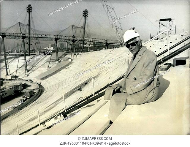 Mar. 02, 2012 - Prince Ferdinand of Liechtenstein visits the Olympic building site ?¢‚Ç¨‚Äú contemplating the vast space reserved for the Olympic Games in 1972