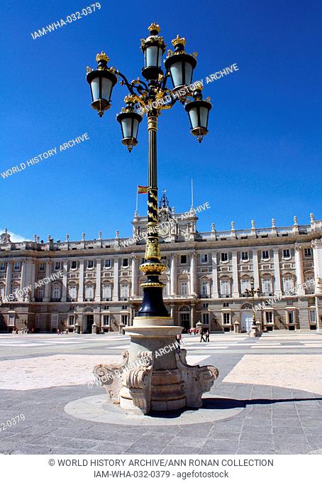 Views of the Royal Palace of Madrid. The official residence of the Spanish Royal Family although it is only used for state ceremonies
