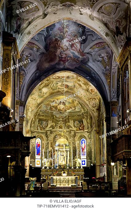 Europe, Italy, Lombardy, Monza. The cathedral of Monza, dedicated to Saint John the Baptist, was built between the fourteenth and seventeenth centuries