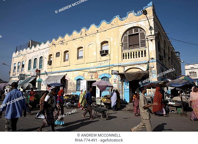 Place du 27 Juin 1977 Place Menelik at the heart of the European Quarter, Djibouti City, Djibouti, Africa