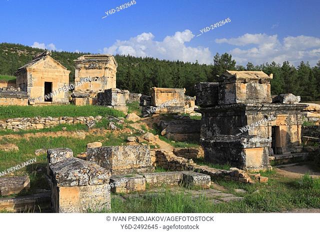 Necropolis, Hierapolis, Pamukkale, Turkey