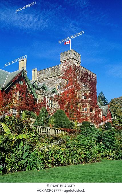 hatley Castle at Royal Roads University, Victoria, Vancouver Island, British Columbia, Canada
