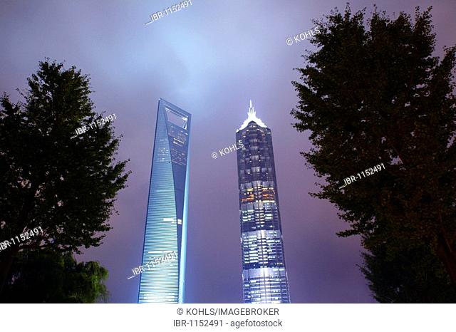 Jin Mao Tower, Lujiazui Financial District, Shanghai, China, Asia