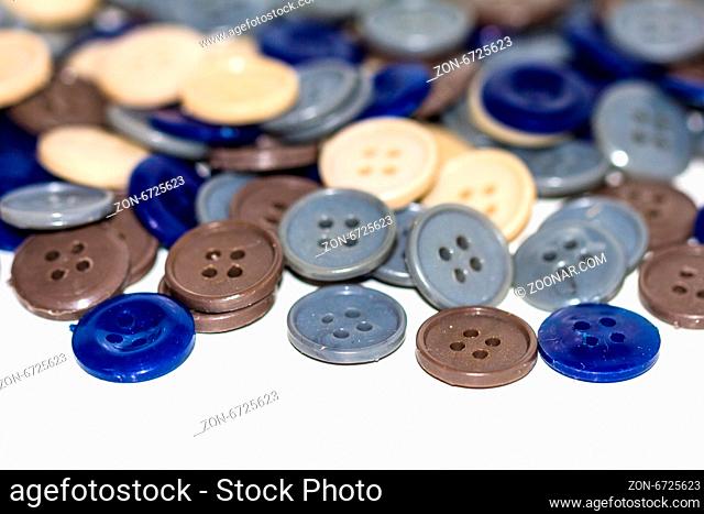 Assortment of buttons. Clothes Buttons