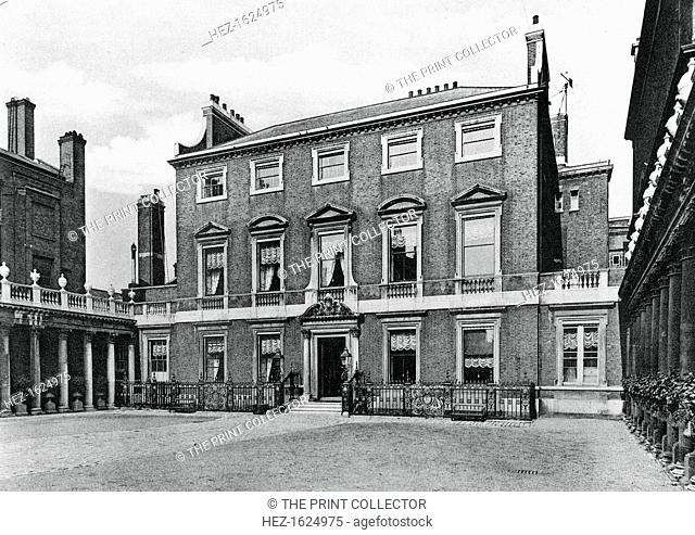 Chesterfield House, Mayfair, London, 1908. A photograph from The Private Palaces of London by E Beresford Chancellor, (Kegan Paul, Trench, Trubner and Co