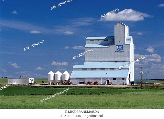 Grain elevator, Mariapolis, Manitoba, Canada