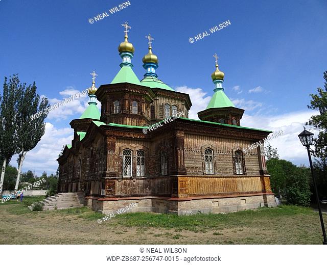 Russian Orthodox Holy Trinity Church in Karakol