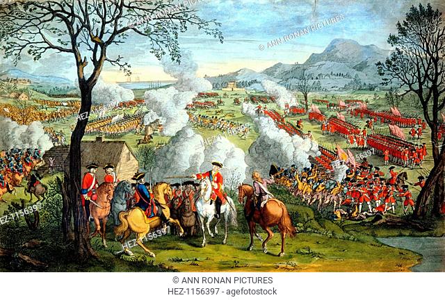 Battle of Culloden, 16 April 1746 (18th century). Culloden was the last battle of the 1745 Jacobite rising under Charles Edward Stuart, the Young Pretender